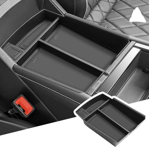 BIBIBO 2Pack for 2025 2026 VW Tiguan Center Console Organizer 2025+ Tiguan (S, SE, SE R-Line Black, SEL R-Line) Central Console Tray 2025 VW Tiguan Insert Organizer in Saudi Arabia