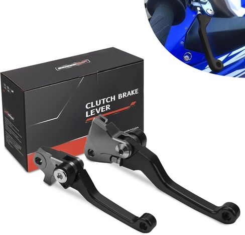 JFG RACING Dirt Bike Foldable Clutch Brake Levers,Clutch Lever Breakaway Lever for YZ125 YZ250 15-25/YZ250F 09-25/YZ450F YZ426F 09-25/YZ125X 17-23 25/YZ250X 16-23 25/YZ250FX 20-25/YZ450FX 19-25 Black in Saudi Arabia