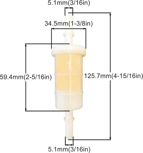 Strongthium 879885Q Fuel Filter Compatible with Mercury Mariner Outboards 4 Stroke Inline 35-879885T 35-879885Q 35-879885K 30 40 50 60 HP EFI 75-115HP 135-300HP 5/16" in Saudi Arabia