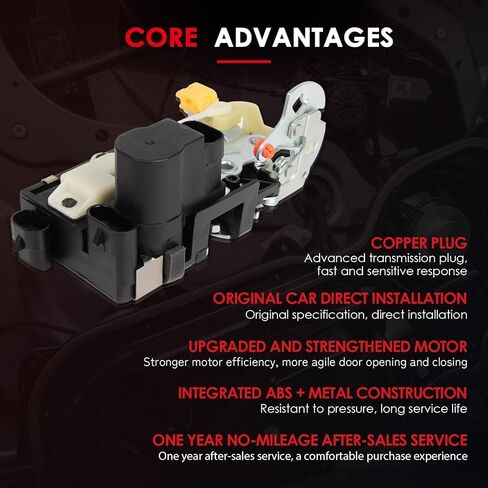 مشغل قفل الباب الجانبي للسائق الأمامي الأيسر من CCIYU لسيارة Chevy لسيارة GMC Silverado 1500 2500، Suburban 1500 2500، Tahoe، Sierra 1500 2500، Yukon، Yukon XL 1500 2500 1999-2000 # 931-208 in Kuwait