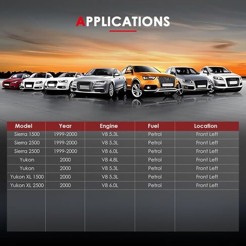 مشغل قفل الباب الجانبي للسائق الأمامي الأيسر من CCIYU لسيارة Chevy لسيارة GMC Silverado 1500 2500، Suburban 1500 2500، Tahoe، Sierra 1500 2500، Yukon، Yukon XL 1500 2500 1999-2000 # 931-208 in Kuwait