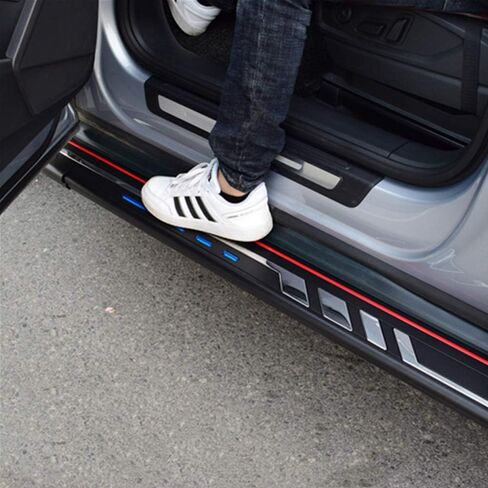 Running Boards for Hyundai Santa Fe Sport 2013-2018 Aluminum Side Steps with No Drill Bolt-On Installation Complete Kit Car Accessories (Black 2-PCS) (ZY) in Kuwait