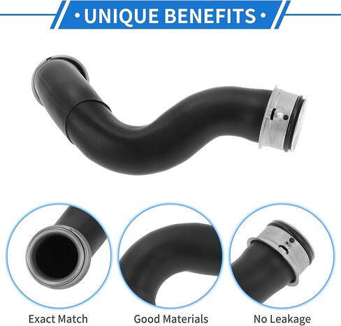 1 Pc Radiators Hose for Mercedes-Benz CL550 2009-2010 S550 2007-2010 Good Sealing Rubber Black Upper Coolant Water Tank Connection Pipe in Saudi Arabia