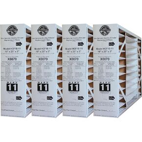 X6670 Lennox OEM Merv 11 Filter Media 16"X25"X5" Fits X6660 HCC16-28 Genuine Lennox X6670 (2 X Pack of 2)
