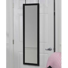 مرآة باب، DM1448BLK، مقاس 13.7 بوصة × 48 بوصة، أسود in Kuwait