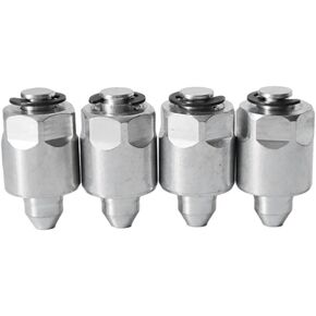 18MM Common Rail Fuel Injector Block-Off Tool M18 Cap for 2007-2018 Dodge Cummins 6.7L Diesel and 2006-11 Duramax 6.6L LBZ LMM (4PCS) (‎‎Miller 9864)