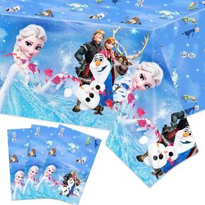 SNABETNA 3pcs Birthday Party Decorations Tablecloth, 70"x43" Birthday Party Decoration Table Cloth, Disposable Plastic Table Cover, Dinner Decorations for Birthday Party