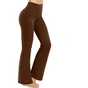Promover Bootcut Yoga Pants for Women High Waist Dress Pants Flare Leggings 29" 31" 33" Workout Pant for Casual Work