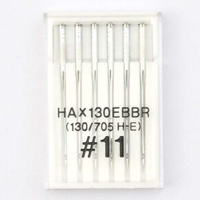 Embroidered Needles HAX130EBBR (130/705 H-E) #11 6pcs Needles for Brother PR-600 PR-650 PR-1000 PR Series by LNKA