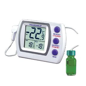 Traceable Jumbo Refrigerator/Freezer Thermometer with Calibration; 1 Bottle Probe