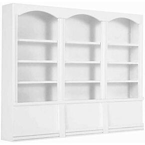 1/12 Scale Miniature Mini House Display Cabinet Dolls House Mini Furniture Glass Bookcase