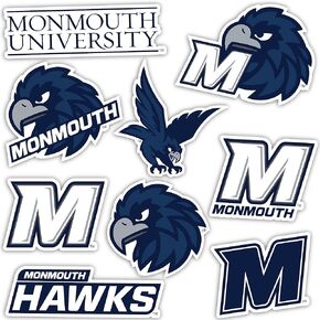 Desert Cactus Monmouth University Hawks Stickers Vinyl Decals Laptop Water Bottle Car Scrapbook T2 (Type 2)