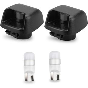 Bestview License Plate Lights,Led Rear Bumper Tag Lamp with Housing Cover White Bulbs Assembly Replacement for Nissan Frontier Armada Titan Xterra, Suzuki Equator Pickup Truck,Pack of 2