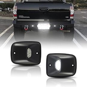 استبدال مصباح تجميع ضوء لوحة الترخيص LED من Gempro متوافق مع Tundra 2014-2021، Tacoma 2016-2021 Pickup Truck، 6500K أبيض
