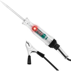3-48V Digital LED Circuit Tester,Electric Tester Pen with 3.94Ft Wire,Universal Test Light with Voltmeter for Checking Car Headlights,Taillights,Turn Signals,Fuses Circuits