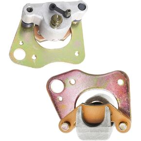 Front Left and Right Brake Calipers with Pads Replacement for Polaris Ranger 425 500 4X4 6x6 TM 1998-2004 1910640 1910641