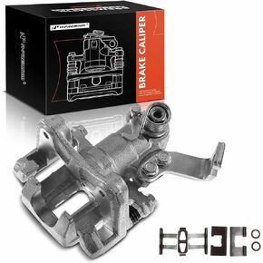 A-Premium Disc Brake Caliper Assembly with Bracket Compatible with Select Suzuki Models - SX4 2007 2008 2009 2010 2011 2012 2013, L4 2.0L - Rear Driver and Passenger Side, 2-PC Set