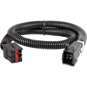 CURT 51322 Quick Plug Electric Trailer Brake Controller Wiring Harness, Select Ford, Land Rover, Lincoln, Mercury Trucks and SUVs