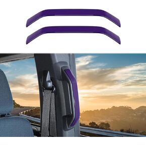 B-Pillar Handle Grab Panel Trim Cover Compatible with 2021-2023 Ford Bronco Interior Accessories 4-Door, White