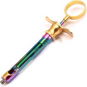 ASPIRATING Syringe CW Type 1.8ML Multi and Gold Plated Dental INSTURMENTS