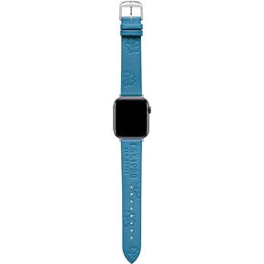 حزام جلد سافيانو باللون الأزرق الفاتح وشعار تيد بيكر وزهرة الماغنوليا لساعة Apple Watch® (الموديل: BKS38S210B0) in Kuwait