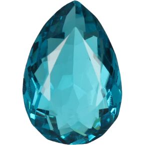 GEMHUB Fabulous Swiss Blue Topaz Pear Cut 37.50 CT Loose Facet Hydrothermal Gemstone