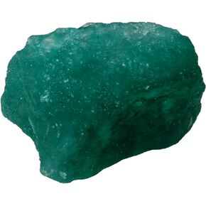REAL-GEMS Certified Natural Green Emerald 25.5 Ct. Crystal Healing Rough Loose Gemstone AXF-679