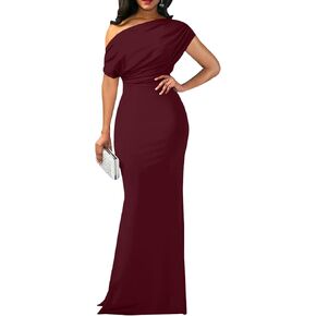 shengfan Formal Evening Dress for Women Elegant 2024 Sexy Off Shoulder Ruched Wedding Guest Bodycon Party Maxi Dresses in Saudi Arabia
