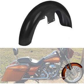 حاجز أمامي ملتف للعجلة مقاس 21 بوصة من HECASA متوافق مع Harley Touring Electra Street Road Glide Custom Baggers Road King FLT FLHT FLHR FLHX FLTR واقي الطين للدراجات النارية in Kuwait