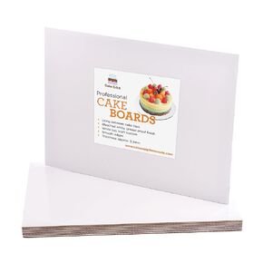 Rectangle Coated Cakeboard 10" x 14", 6 ct in Saudi Arabia