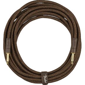 Fender Paramount Acoustic Instrument Cable, Straight/Straight, Brown, 10ft in Kuwait