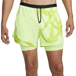 Nike Men's Dri-FIT Stride Run Division 2-in-1 Running Shorts (as1, Alpha, x_l, Regular, Regular, Ghost Green, X-Large)