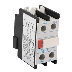 Contactor Auxiliary Contact Module LADN11 AC Contactor F4-11 One NO/NC Auxiliary Contact Block Fit