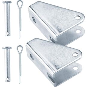 PAGOW Linear Actuator Mounting Brackets, Silver Heavy Duty Metal Mounting Brackets for Linear Actuator(2 PCS)