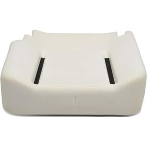 DNA MOTORING ZTL-Y-0135 Driver Side Bucket Seat Bottom Lower Cushion Pad, White