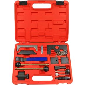 14pc Timing Tool Kit Camshaft Pinion Lock Compatible for Audi SEAT Skoda Volkswagen Engine Timing Tool