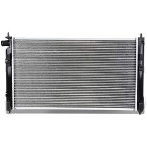 DNA Motoring OEM-RA-2979 Aluminum Radiator Compatible with 08-14 Lancer/11-13 Outlander Sport AT, 27-9/16" W X 15-13/16" H X 5/8" D, 1-3/8" Inlet / 1-3/8" Outlet