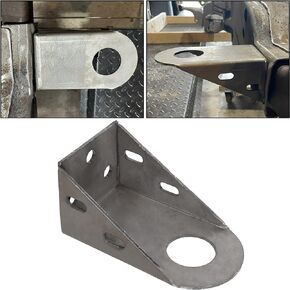 ECOTRIC Radiator Support Mount/Bracket Compatible with 1988-2000 Chevy C/K 1500 2500 3500 Series Steel