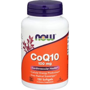 Now Foods, Coq10 100mg, 150 Soft Gels