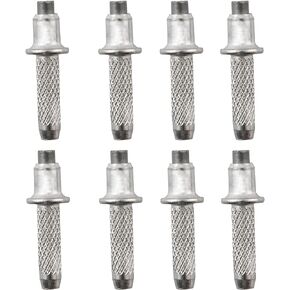 LQ Industrial 8PCS Outdoor Accessory Travel Accessory Hiking Accessory Silver Replaceable Tungsten Steel Hiking Walking Stick Tip