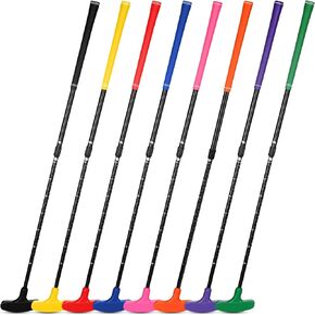 8 Pack Golf putters for Men and Women Two Way Mini Golf Putter Adjustable Length Putter Bulk for Right or Left Handed Golfers Kids Golf Clubs Set for Teenagers Junior Adult