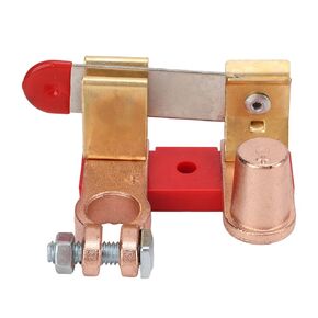 Top Post Positive Battery Disconnect Switch, Power Cutoff Shuoff Switch, Solid Brass Power Cutoff Master Switch for Car Boat RV ATV