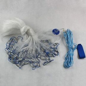 Hand Cast Net, American Style, 1/2" Mesh