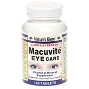 Nature's Blend Natures Blend Macuvite Eye Care, 120 tabs