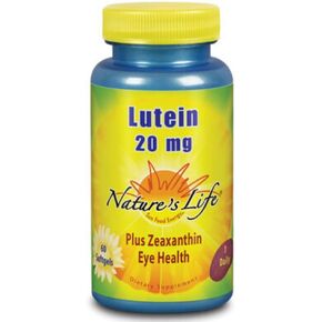 Nature's Life Lutein 20 mg | 60 ct