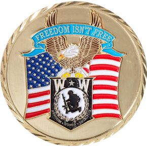 United States Military POW * MIA Eagle Challenge Coin