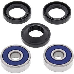 All Balls Racing 25-1072 Wheel Bearing Kit Front Compatible with/Replacement For Honda CB125S 1976-1985, CR125M 1974-1978, CR80 1980-1982, CT110 Trail 1980-1986, CT125 Trail 1977, CT70 Trail 1969-1994