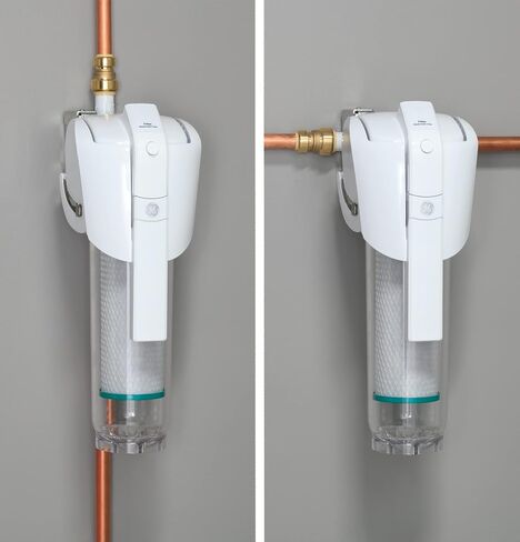 GE Whole House Water Filtration System | Reduces Sediment, Rust & More | Install Kit & Accessories Included | Filter Not Included | Replace Filter (FTHPM, FTHTM, FTHLM) Every 3 Months | GXWH50M in Saudi Arabia