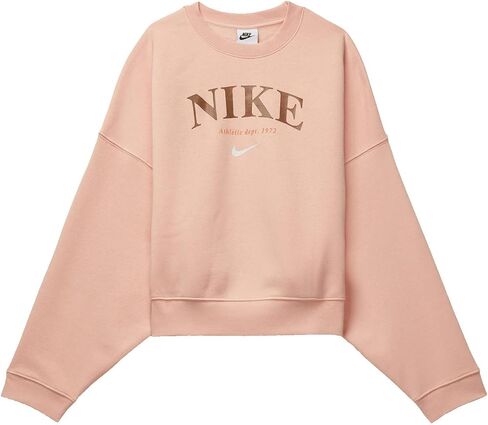 Nike Girl's NSW Trend Fleece Crew Sweatshirt (Little Kids/Big Kids) Arctic Orange XL (18-20 Big Kid) in Saudi Arabia