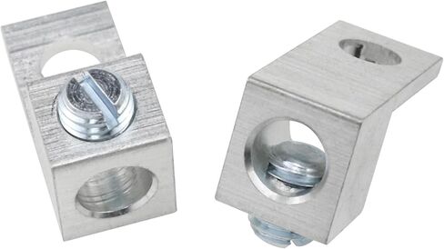 Mechanical Lug 2AWG TA-2 1B2U 1-Hole Aluminum Terminal Mechanical Lugs 6PCS in Saudi Arabia